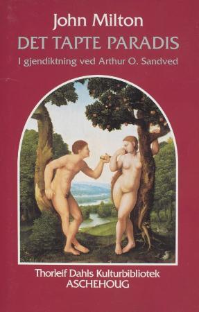 Bokomslag for "Det tapte paradis" av Aschehoug & Co, innbundet utgave innen kultur, religion og kunst.