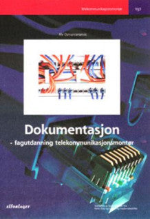 Bildet viser dokumentasjon for fagutdanning som telekommunikasjonsmontør, utgitt av Elforlaget, med tekst og diagrammer.