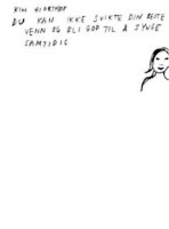 Du kan ikke svikte din beste venn og bli god til å synge samtidig