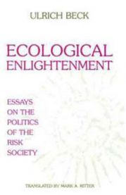 Bokomslag for "Ecological Enlightenment" av Prometheus Books, med essays om miljøvitenskap og risiko i samfunn.
