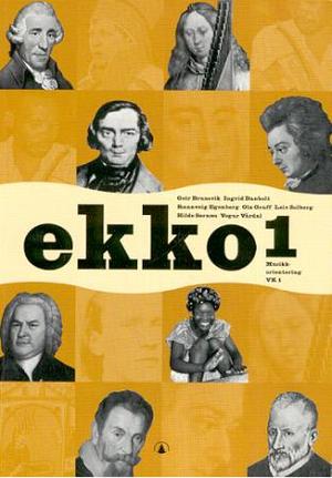 Bilde av Ekko 1: musikkorientering VK1 fra Gyldendal, VGS lærebok med musikkonsepter og illustrasjoner.