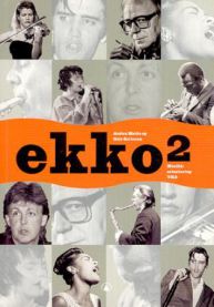 Bilde av Ekko 2 VGS musikkorientering fra Gyldendal, viser åpen bok med musikknoter og sideinnhold.