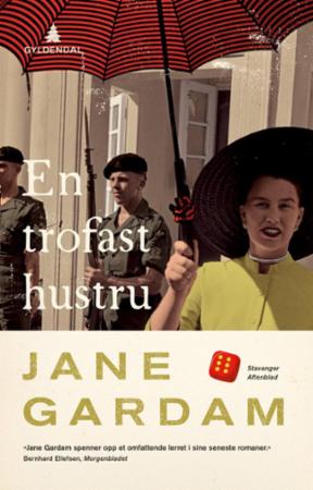 Bokomslag for "En trofast hustru" av Gyldendal Norsk Forlag AS, norsk oversatt skjønnlitteratur for voksne, med boktittel og design.