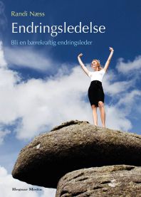 Bilde av boken "Endringsledelse: bli en bærekraftig endringsleder" om ledelse, vist med bokomslaget.