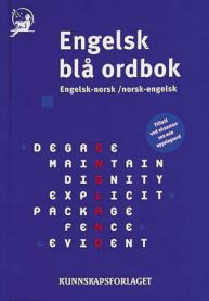 Engelsk blå ordbok: engelsk-norsk/norsk-engelsk