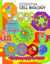 Bokomslag for Essential Cell Biology pocketutgave av Taylor & Francis, med illustrasjoner av celler og biologiske strukturer.