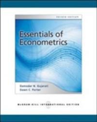 Bokomslag for Essentials of Econometrics pocketutgave av McGraw-Hill, innen økonomi, finans og ledelse.