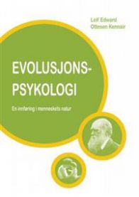Bokomslag for 'Evolusjonspsykologi' av Tapir akademisk forlag, med innringing i menneskets natur, psykologibok.