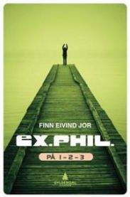 Bokomslag for Ex.phil. på 1-2-3, en filosofi bok utgitt av Gyldendal, med tittel og forfatterinformasjon synlig.