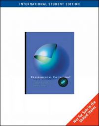 Bokomslag for "Experimental Psychology" pocket utgave, psykologi bok utgitt av Wadsworth Publishing.