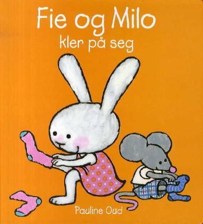 Fie og Milo kler på seg