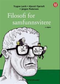 Bilde av boken «Filosofi for samfunnsvitere» utgitt av Universitetsforlaget, viser bokomslaget med tittel og design.