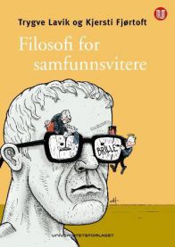 Bokomslag for "Filosofi for samfunnsvitere" fra Universitetsforlaget, med tittel og design.