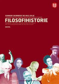 Bokomslag for Filosofihistorie: innføring i europeisk filosofihistorie av Universitetsforlaget, med fokus på viktige filosofer og epoker.