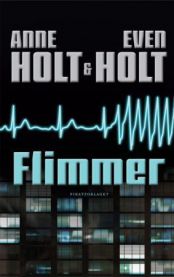 Bokomslag for "Flimmer" innbundet bok av Bokia.no, med tittel og illustrasjon på forsiden.