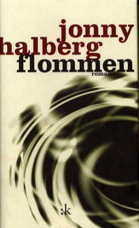 Bokomslag for romanen Flommen av Gyldendal Norsk Forlag, innbundet utgave med illustrert forside.