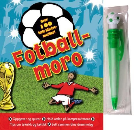 Fotballmoro. Faktadagbok for fotballfans. Med penn og klistremerker