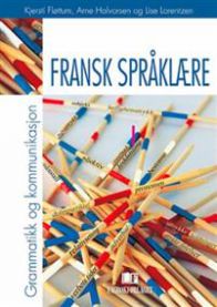 Bilde av fransk språklærebok for videregående skole med grammatikk og kommunikasjon, utgitt av Tapir Akademisk Forlag.
