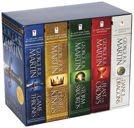A Game of Thrones 5 Books Box Set: A Game of Thrones, A Clash of Kings, A Sto…