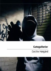 Bokomslag for "Gategallerier (Pocket)" av Pax, en sosiologibok med illustrasjon av gatebilder og samfunnssymboler.