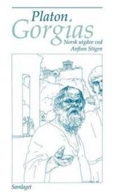 Bilde av Platon Gorgias, en filosofibok fra Samlaget som viser forsiden med tittel og klassisk design.