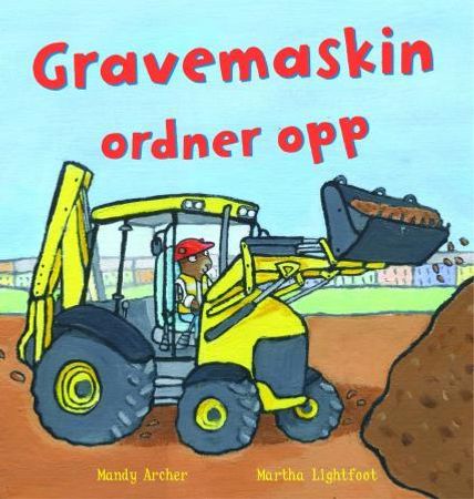 Gravemaskin ordner opp