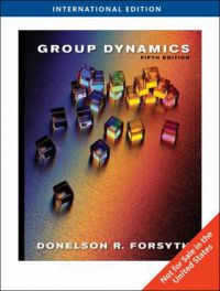 Gruppepsykologi og dynamikk i organisasjon, vises i Cengage Learning Pocket-bok om gruppeadferd og teaminteraksjon