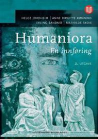 Bokomslag for "Humaniora: en innføring" av Universitetsforlaget, med tittel og design på forsiden