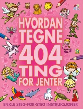 Hvordan tegne 404 ting for jenter. Enkle steg-for-steg instruksjoner