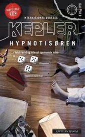 Bokomslag for "Hypnotisøren (Pocket)" av Cappelen Damm, med bilder og tittel synlig på fronten.