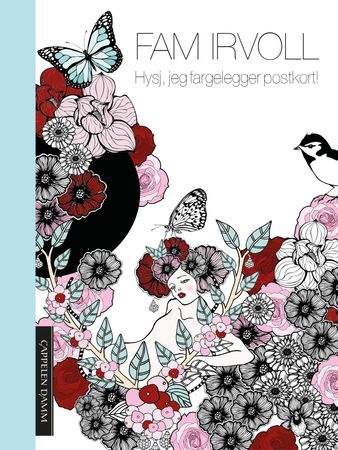 Hysj, jeg fargelegger postkort! 20 postkort