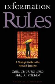Bokomslag for «Information Rules» av Harvard Business School, en strategisk guide om nettverksøkonomien, innbundet utgave.