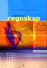 Bokomslag for "Innføring i regnskap" av Gyldendal, om bedriftsøkonomi, med tittel og forfatter på forsiden.
