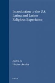 Bokomslag for "Introduction to the U.S. Latina and Latino Religious Experience" av Brill Academic Pub, viser en kulturell religiøs scene.