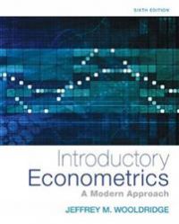 Introductory Econometrics: A Modern Approach