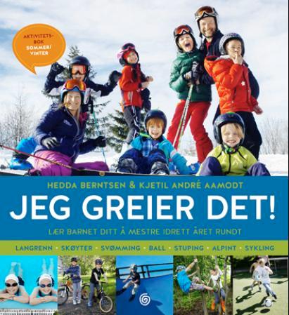 Illustrasjon av boken "Jeg greier det!" i innbundet format, med natur- og friluftslivstema, utgitt av Kagge forlag.