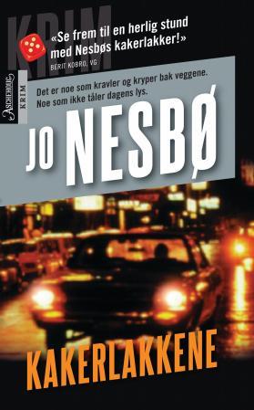 Norsk skjønnlitteratur for voksne, "Kakerlakkene" av Aschehoug & Co, bokomslag med illustrasjon og tittel.