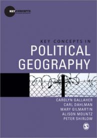Pocketbok om politisk geografi med kart og diagrammer fra Sage Publications, fokus på geografi og miljøkunnskap.