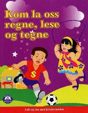 Kom la oss regne, lese og tegne. Med klistremerker