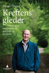 Bokomslag for "Kreftens gleder" av Gyldendal, psykologi, med tittel og illustrasjon på fronten, i pocketutgave.