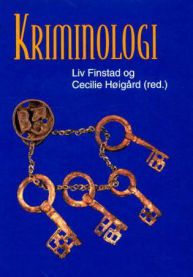 Bilde av en bok om kriminologi innen sosiologi fra Pax, vist med åpen bok og notatblokker på et skrivebord
