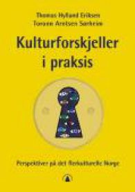 Bok om kulturforskjeller i praksis med fokus på det flerkulturelle Norge, utgitt av Gyldendal, viser bokomslag med tittel og design.