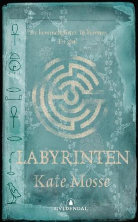 Bokomslag for "Labyrinten" av Gyldendal Norsk Forlag, oversatt skjønnlitteratur for voksne, viser et kunstnerisk design med labyrintmotiv.