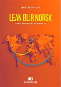 Bilde av boken "Lean blir norsk" fra Fagbokforlaget om økonomi og ledelse, med tittel og coverdesign.
