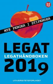 Bilde av Legathåndboken 2019, en bok om forskning og informasjon, utgitt av Universitetsforlaget.
