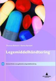 Sykepleiehåndtering av legemidler med Gyldendal, viser medisinhåndtering og administrasjon i praksis.