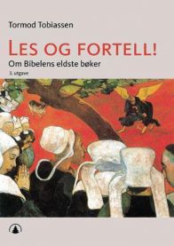 Bokomslag for Les og fortell! om Bibelens eldste bøker, en religion bok utgitt av Gyldendal med tekst og bilder.