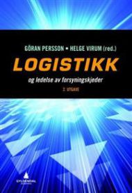 Bilde av bokomslag for "Logistikk og ledelse av forsyningskjeder" av Gyldendal, med fokus på logistikk og forsyningskjedeledelse.