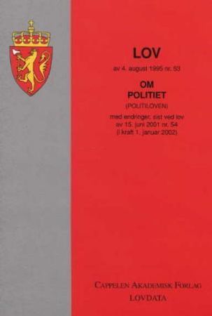 Lov om politiet (politiloven) av 4. august 1995 nr. 53