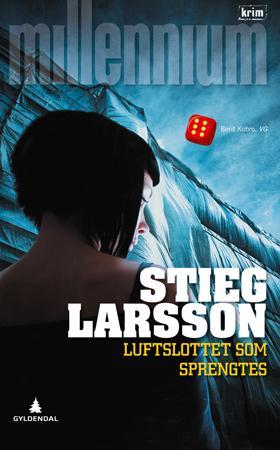 Bokomslag for "Luftslottet som sprengtes" av oversatt skjønnlitteratur for voksne, utgitt av Gyldendal Norsk Forlag AS.